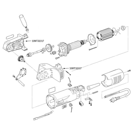Monti Bristle Blaster Front Housing (Quantity Of Two) 10MT32317